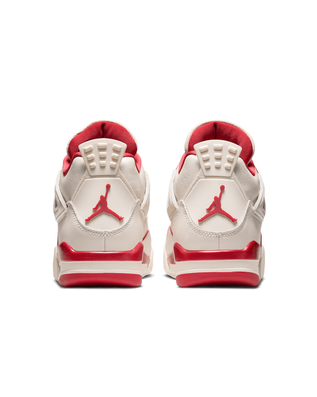NIKE公式】レディース エア ジョーダン 4 'Pale Ivory and Tough Red
